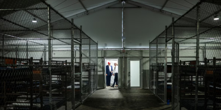 centro de detención Alligator Alcatraz, en Florida