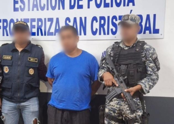 El sujeto fue identificado como Samuel Enrique Medrano Chávez, de 37 años, alias Gasper o Casper, miembro activo de la pandilla Barrio 18. / Foto: PNC