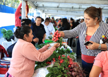 La Feria del Agricultor se ha posicionado como un espacio de encuentro entre productores y consumidores. / Foto: MAGA.
