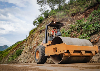 FSS avanza con la construcción de diversas obras de infraestructura vial./Foto: FSS.