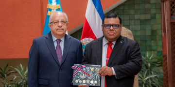 Guatemala y Costa Rica conmemoran 185 años de relaciones diplomáticas