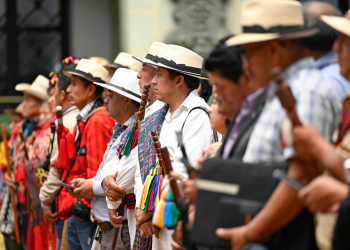 Las autoridades manifestaron que esta reforma representa una oportunidad de justicia histórica, tras siglos de marginación, despojo y exclusión. / Foto: Álvaro Interiano