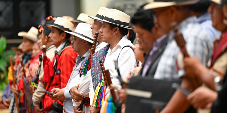Las autoridades manifestaron que esta reforma representa una oportunidad de justicia histórica, tras siglos de marginación, despojo y exclusión. / Foto: Álvaro Interiano