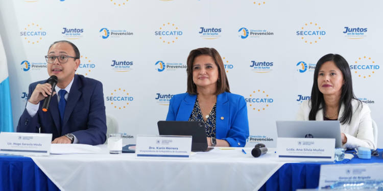 Comisión Contra las Adicciones y el Tráfico Ilícito de Drogas presentó avances de sus acciones. (Foto: vicepresidencia)