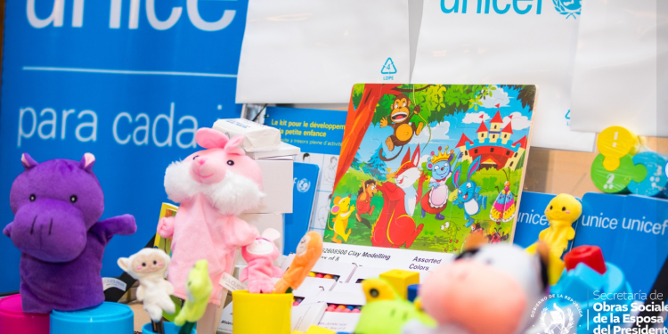 SOSEP recibe donación de UNICEF para los CADI. / Foto: SOSEP.