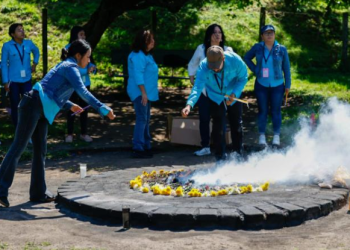 Celebran ceremonia maya para homenajear la cosmovisión./Foto: MCD.