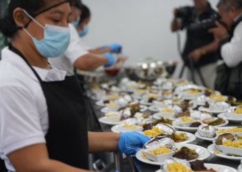 La inauguración del comedor forma parte de las acciones impulsadas por el Ministerio de Gobernación. / Foto: PNC
