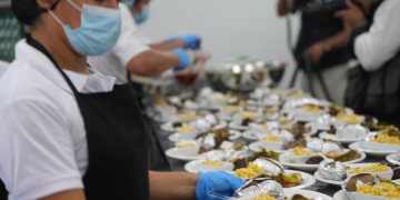 La inauguración del comedor forma parte de las acciones impulsadas por el Ministerio de Gobernación. / Foto: PNC