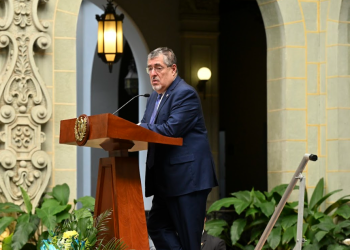 Presidente Bernardo Arévalo. / Foto: Byron de la Cruz