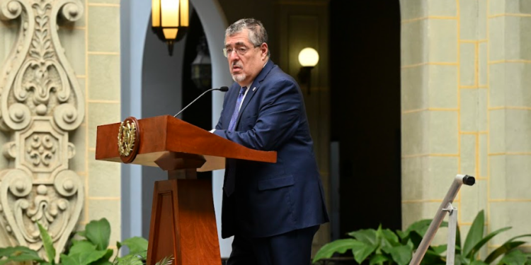 Presidente Bernardo Arévalo. / Foto: Byron de la Cruz