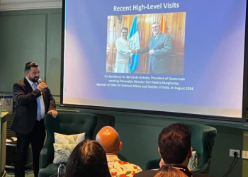 Embajada de Guatemala en India participa en diálogo con la fundación Prabha Khaitan