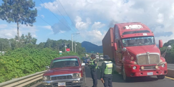 El procedimiento incluye la revisión de toda clase de vehículos que circulan por el sector, así como la identificación de conductores y pasajeros. / Foto: DT-PNC