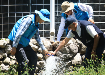 El reservorio de Santa Rosa representa un ejemplo concreto de cómo la cooperación internacional puede fortalecer las capacidades del sector agrícola. / Foto: MAGA.