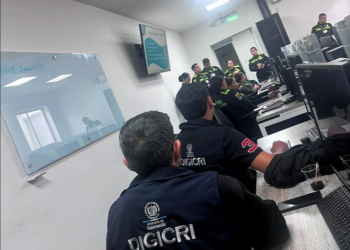 Digicri recibe formación estratégica en prevención y combate al delito. / Foto: Mingob