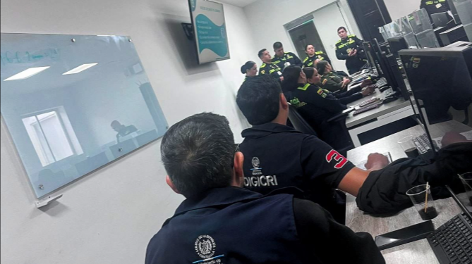 Digicri recibe formación estratégica en prevención y combate al delito. / Foto: Mingob