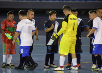 El equipo de futsal Down Guatemala derrotó a Costa Rica./Foto: MCD.