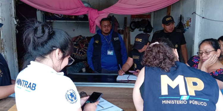 trabajo infantil Llevan a cabo operativo contra el trabajo infantil./Foto: Mintrab.