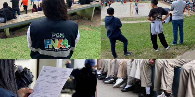 La PGN aseguró que cada uno de los 174 casos de consumo de drogas reportados ha sido atendido de forma inmediata por equipos multidisciplinarios. / Foto: PGN