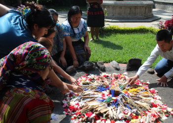 Comunidad lingüística poqomam celebra su cultura e identidad./Foto: ALMG.