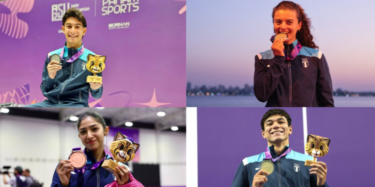 Guatemala rompe récord de medallas en los Juegos Panamericanos Junior Asunción 2025