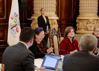 La vicepresidenta lideró la reunión del GEDS en donde se abordaron temas relacionados a la primera infancia, entre otros. (Foto: Mides)