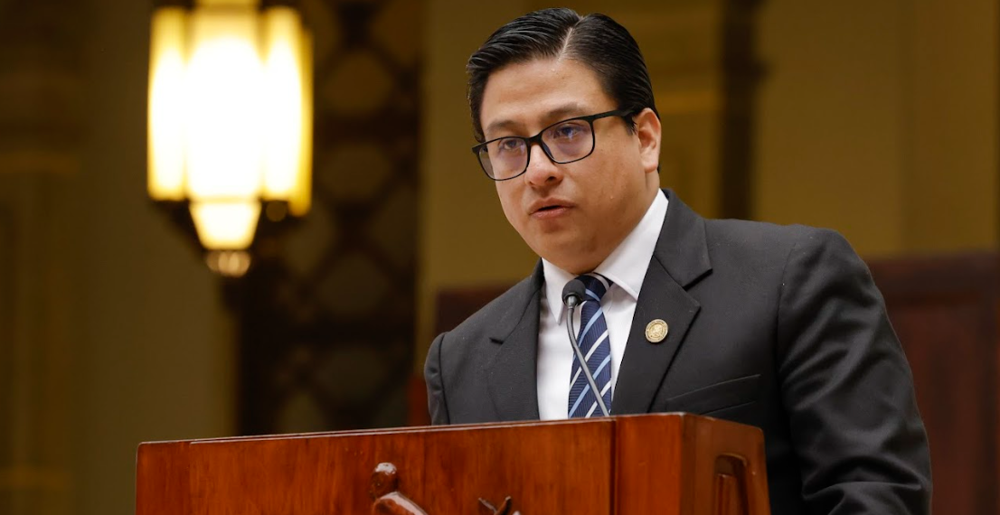 Titular de la Comisión Nacional contra la Corrupción (CNC), Julio Flores. / Foto: Alex Jacinto.