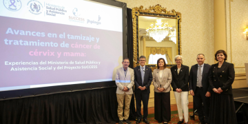 Ministerio de Salud junto al proyecto SUCCESS presentaron los avances en tamizaje y tratamiento del cáncer de cérvix. (Foto: MSPAS)