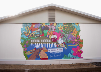 El Hospital Nacional de Amatitlán recibió seis módulos temporales. (Foto: MSPAS)