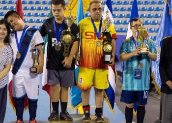 El Segundo Encuentro Latinoamericano de Futsal Down deja Guatemala en el podio./Foto: MCD.