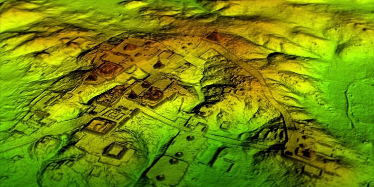 Imágemes captadas con tecnología Lidiar permiten entedender el urbanimo maya.