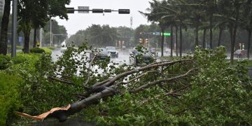 El paso del tifón Kajiki deja unos 102 mil afectados en la isla china de Hainan.