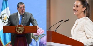 Esta será la primera vez que Arévalo y Sheinbaum sostengan una reunión en persona desde que ambos asumieron sus cargos. / Foto: Gobiernos de México y Guatemala