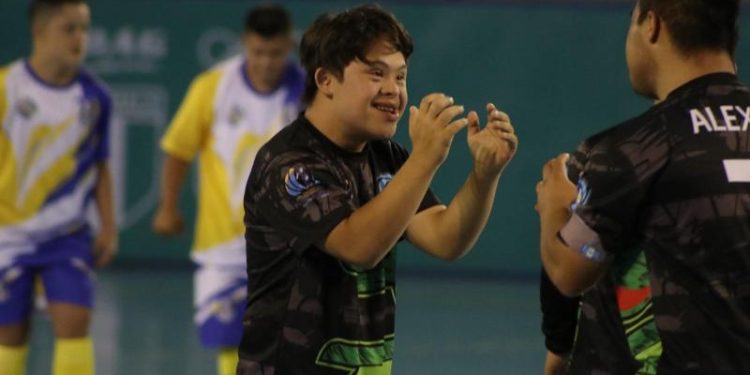 El Segundo Encuentro Latinoamericano de Futsal Down se desarrolla aquí en Guatemala. / Foto: MCD.