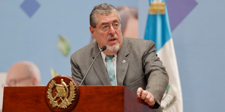 Presidente Bernardo Arévalo. / Foto: Analí Camey.