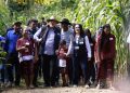 Presidente conoce avances de la Iniciativa Mano a Mano en Colotenango, Huehuetenango