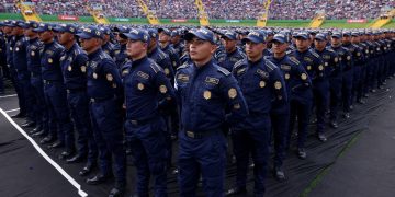 Más de 3 mil nuevos policías se suman este lunes a las fuerzas de la PNC para fortalecer la lucha contra la delincuencia.