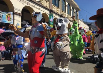 El Internacional Convite Navideño Ángel Pérez Quiroa de Totonicapán, durante una de sus presentaciones y ahora declarado Patrimonio Cultural Intangible de la Nación.