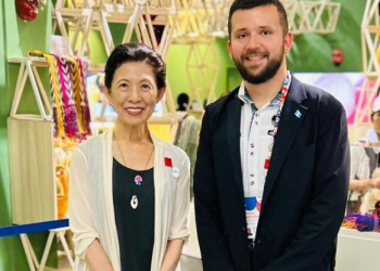 Princesa Takamado de Japón visita pabellón de Guatemala en la Expo 2025 Osaka