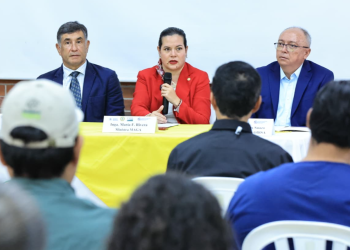 Capacitación para enfrentar la amenaza que representa el gusano barrenador en el ganado. / Foto: MAGA