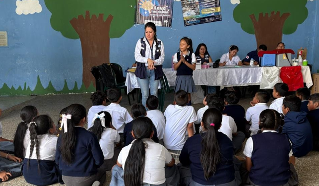 Programa de Salud Escolar impulsa jornadas de desparasitación y vacunación en Santa Rosa y Canalitos. (Foto: MSPAS)