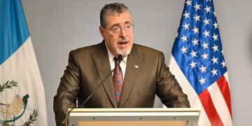 El presidente resaltó que este tipo de colaboraciones son posibles gracias a la transparencia y responsabilidad mostrada por Guatemala. / Foto: Álvaro Interiano