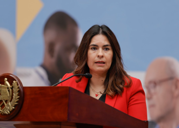 Viceministra de Antinarcóticos y Seguridad Fronteriza, Claudia Palencia. / Foto: Analí Camey