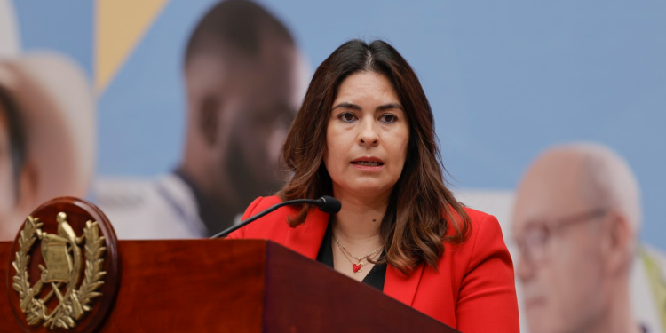 Viceministra de Antinarcóticos y Seguridad Fronteriza, Claudia Palencia. / Foto: Analí Camey