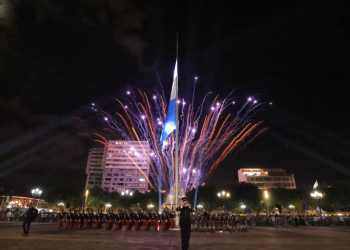 Conmemoración de la independencia de Guatemala. / Foto: Gilber García.
