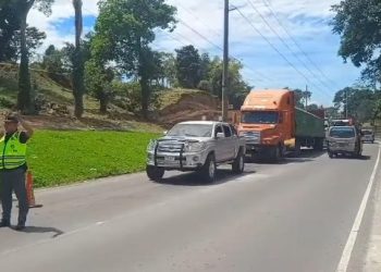 Riesgo estructural continúa en el km 189 de la ruta Cito-Zarco./Foto: Provial.
