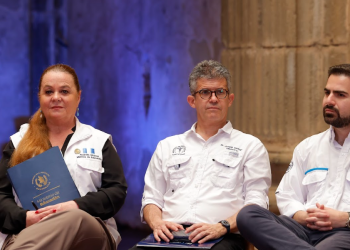 La ministra de educación compartió los avances de la estrategia de recuperación académica. (Foto: Gilbert García)