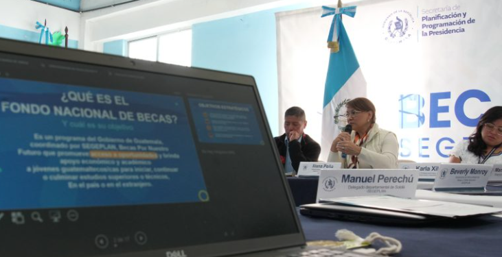 Segeplan promueve Becas por Nuestro Futuro a nivel departamental. / Foto: Segeplan.