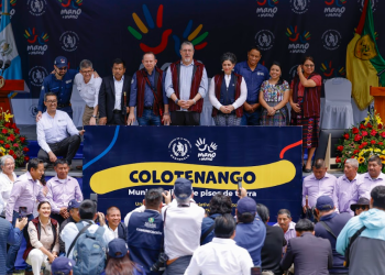 Colotenango, Huehuetenango se convierte en el cuarto municipio libre de piso de tierra
