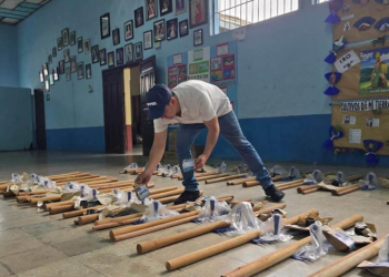 MAGA impulsa la implementación de huertos escolares. / Foto: MAGA.