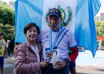 José Francisco Aguilar, el atleta máster de 89 años que corrió la Carrera Independencia